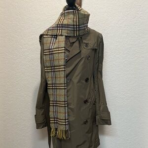 Burberry Lambswool Plaid Scarf